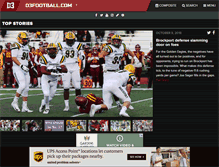 Tablet Screenshot of d3football.com